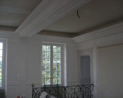 fabrication-corniches-rosaces-staff-éclairage indirect-platrier-gironde